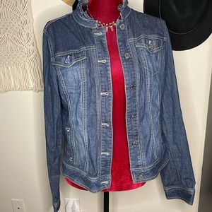 White House black market Jean jacket